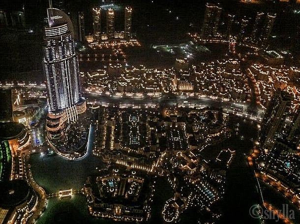 View on top of Burj Khalifa