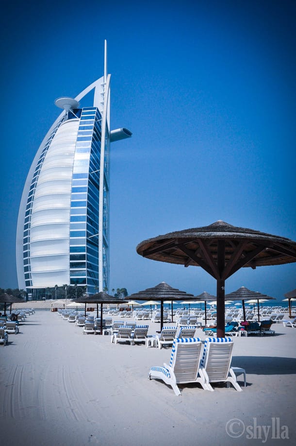 Burj AL Arab, self-proclaimed only 7th Star Hotel in the world